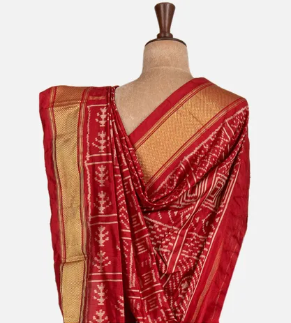 red-ikkat-silk-saree-c1282492-c