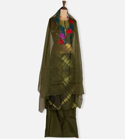 olive-green-organza-satin-salwar-d0186573-c