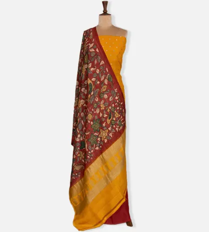 yellow-kalamkari-tussar-salwar-c1176595-b