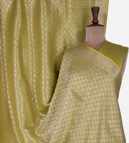 yellow-banarasi-crepe-saree-c1283438-a