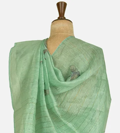 pastel-green-linen-saree-d0291530-c