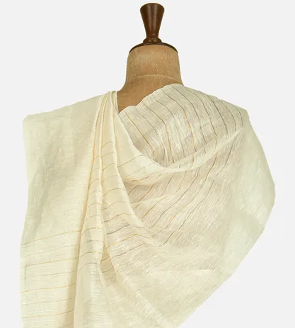 off-white-linen-saree-d0291528-c