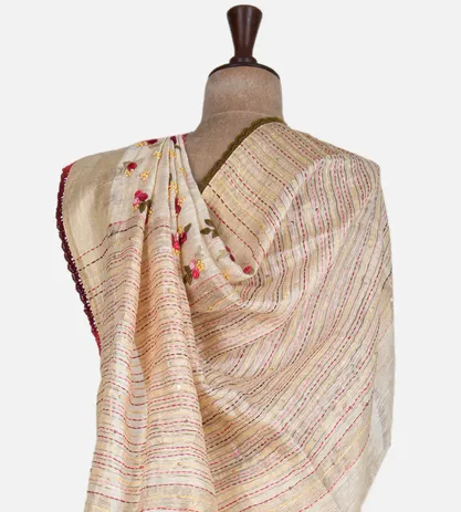 creme-linen-saree-d0291545-c