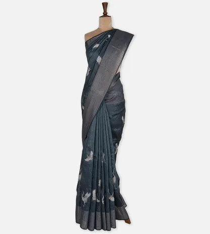 blue-linen-saree-d0291529-b