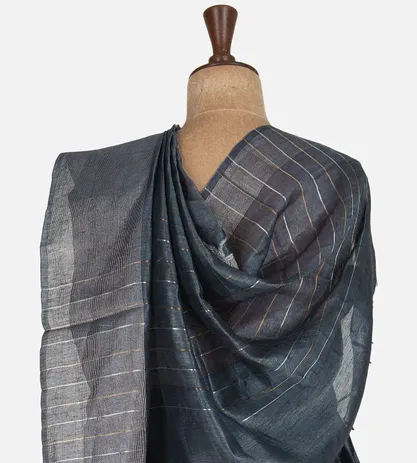 blue-linen-saree-d0291529-c