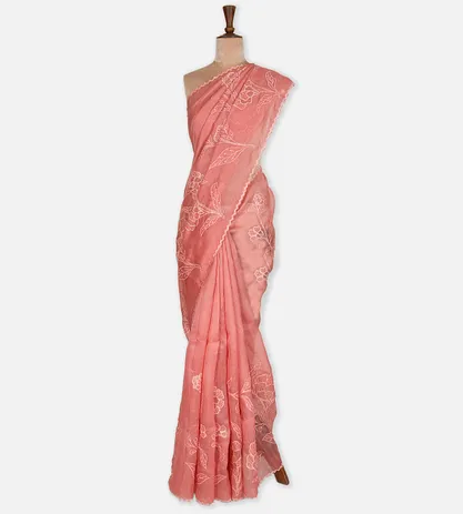 salmon-pink-organza-saree-d0291921-b