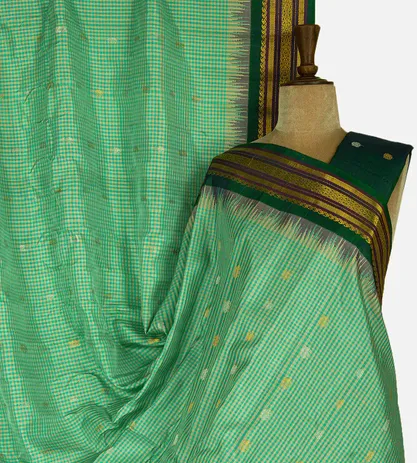 sea-green-and-beige-gadwal-silk-saree-d0188997-a