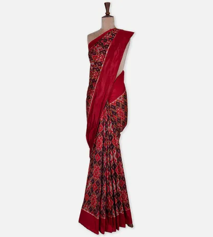 deep-maroon-ikkat-silk-saree-c1282502-b