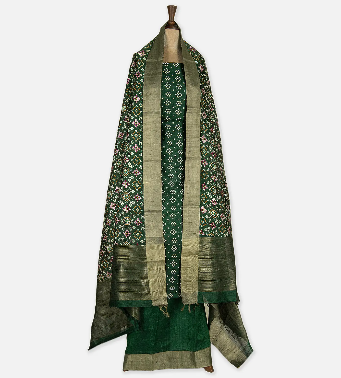 green-tussar-salwar-set-d0292347-c