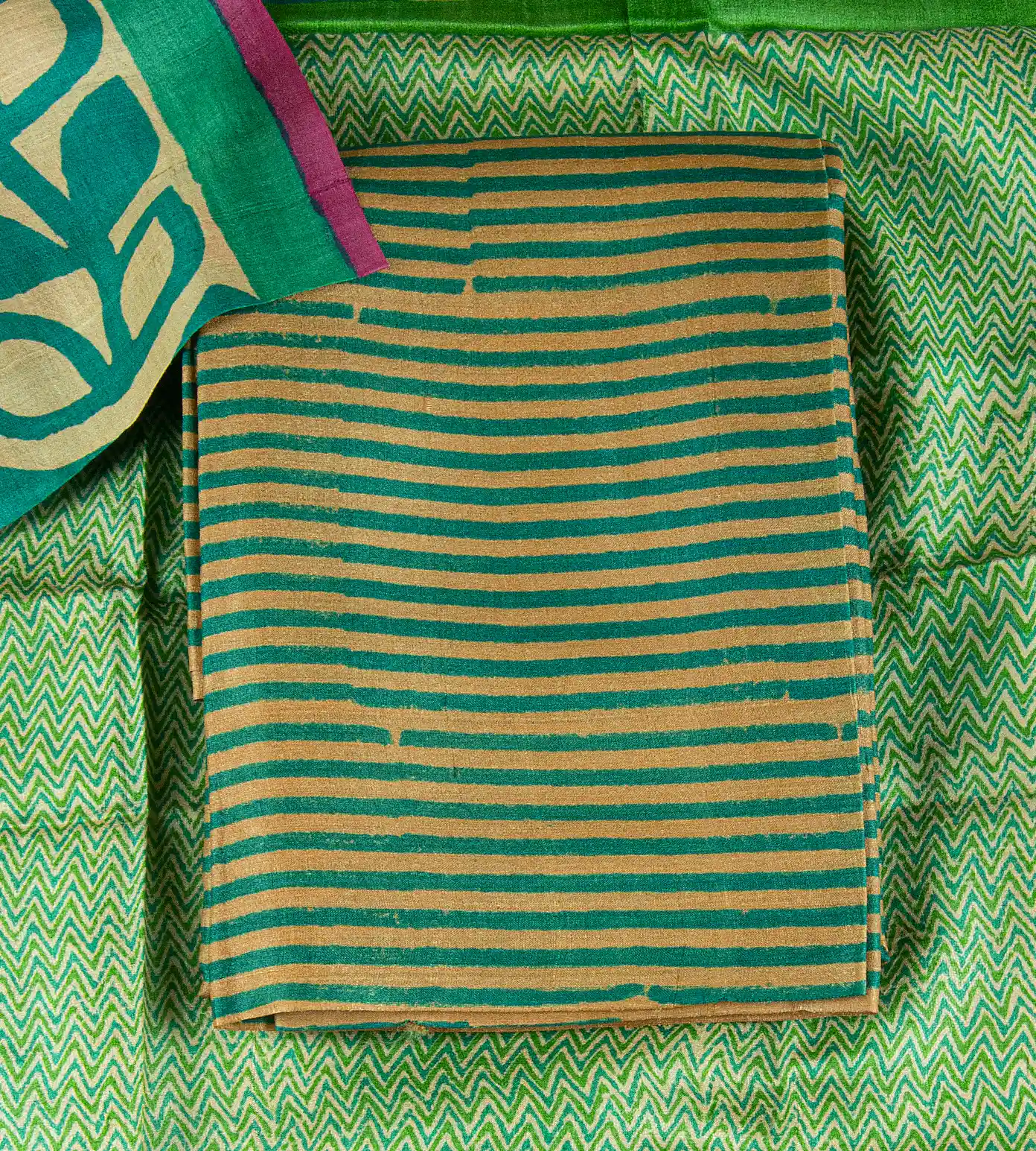 beige-and-green-tussar-salwar-c0457090-a