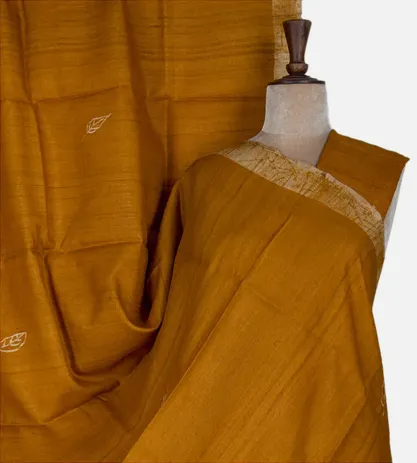 mustard-yellow-tussar-saree-c1179954-a