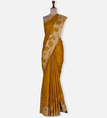 mustard-yellow-tussar-saree-c1179954-b