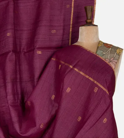 deep-pink-tussar-saree-d0187903-a