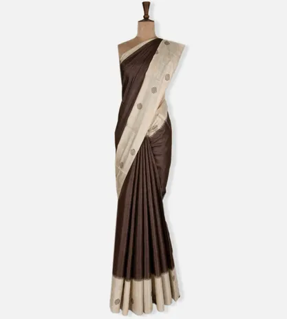 deep-brown-tussar-saree-c0972206-b