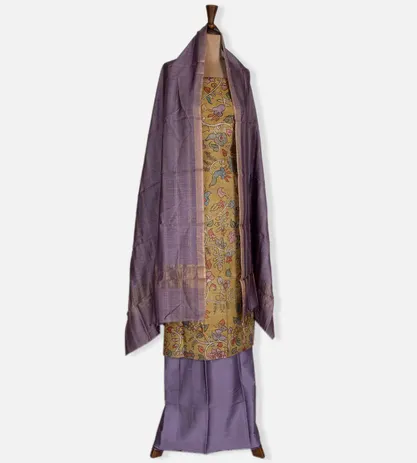 yellow-kalamkari-hand-painted-tussar-salwar-d0190641-c