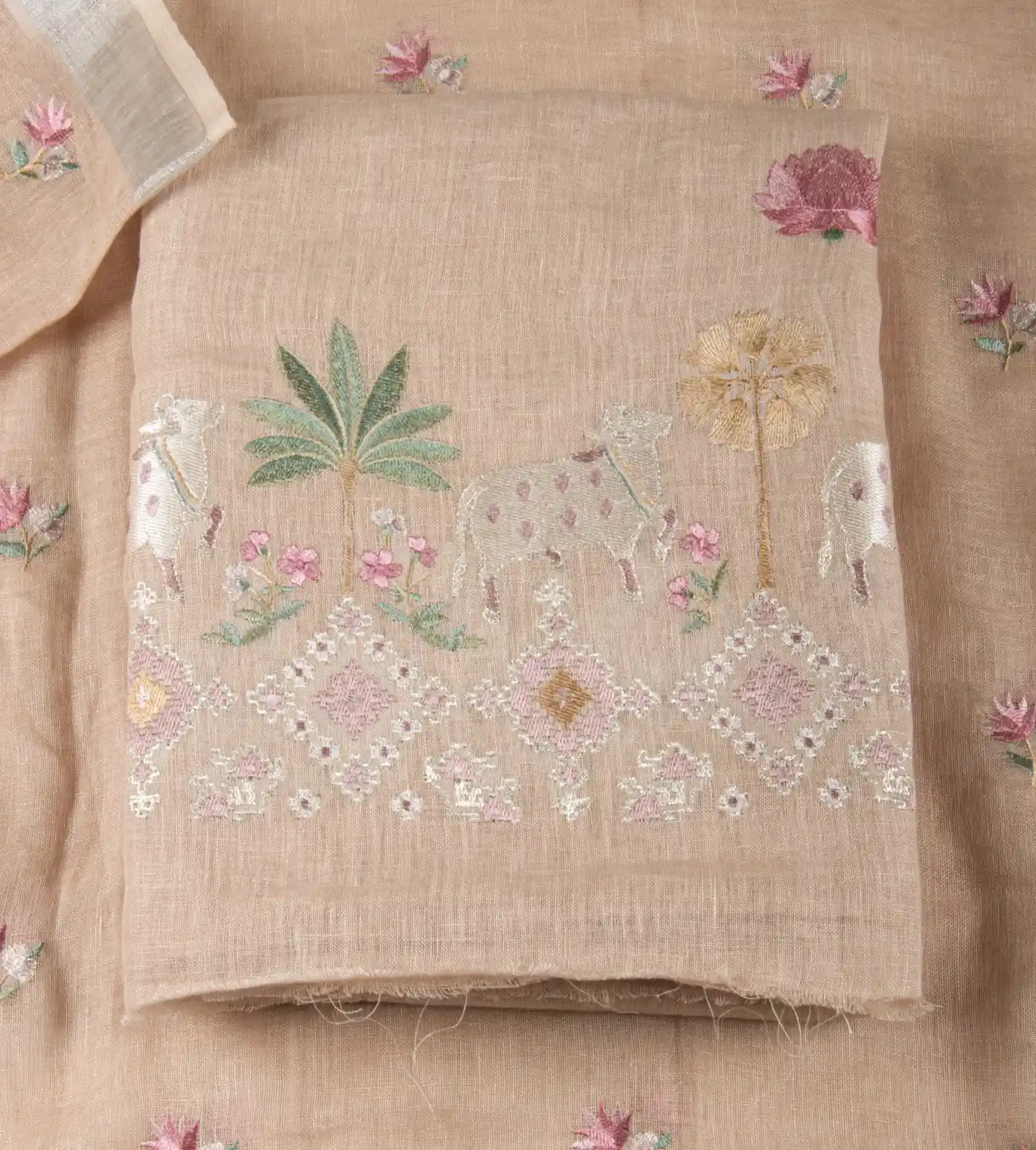 light-brown-linen-salwar-d0293413-a