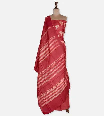 red-shibori-tussar-salwar-c0970518-b