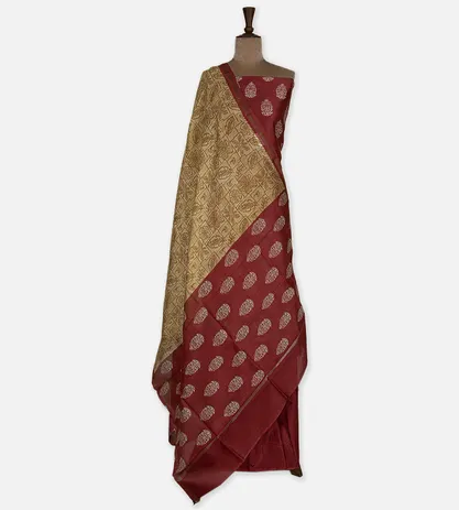 maroon-chanderi-cotton-salwar-d0292016-b