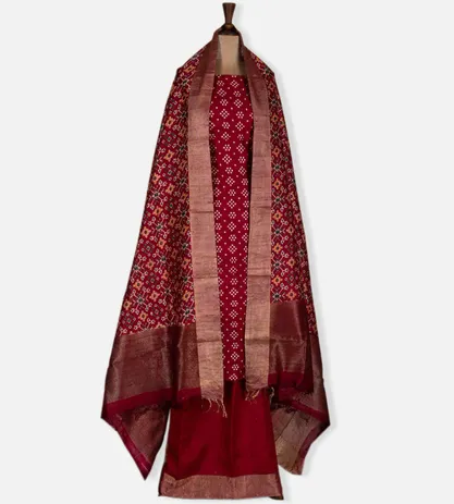 red-raw-silk-salwar-d0292348-c