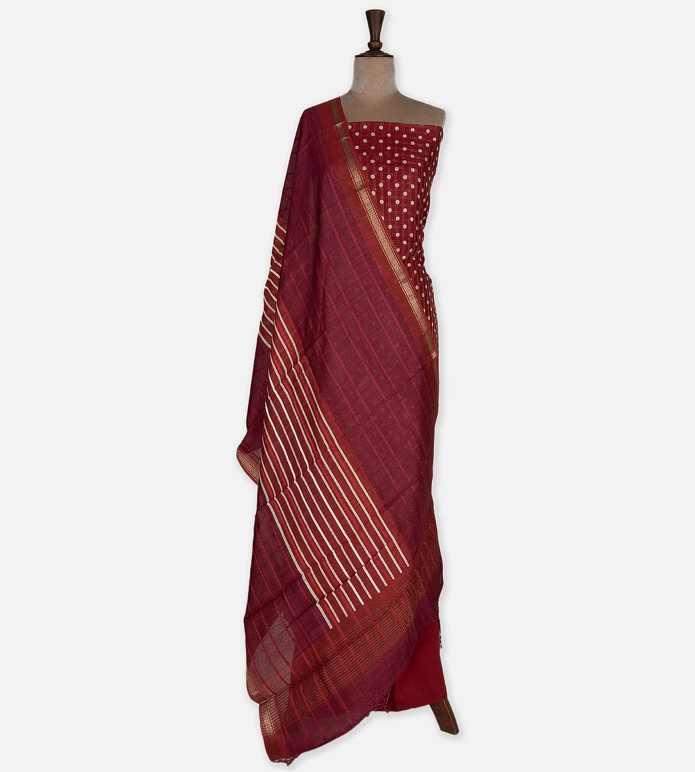maroon-chanderi-cotton-salwar-c1177462-b