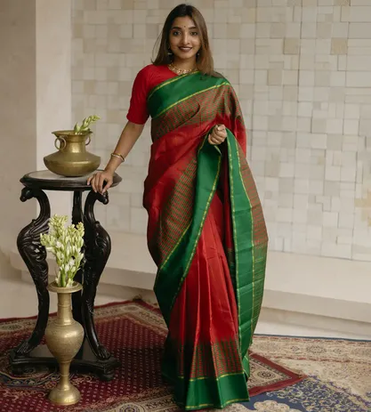 red-kanchipuram-silk-saree-c128290-d