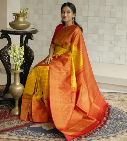 yellow-kanchipuram-silk-saree-c1282982-b