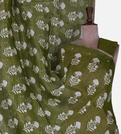 green-linen-printed-saree-d0190501-a