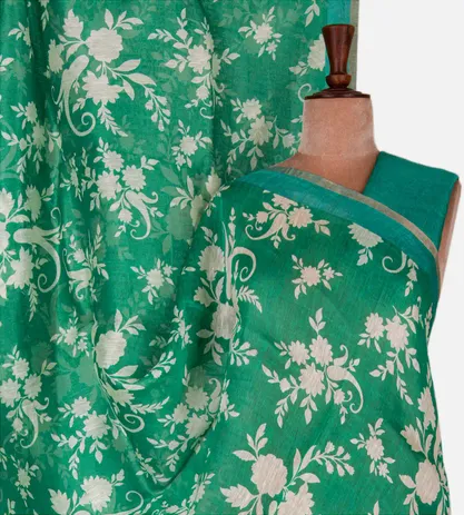 green-linen-printed-saree-d0190505-a