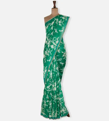 green-linen-printed-saree-d0190505-b