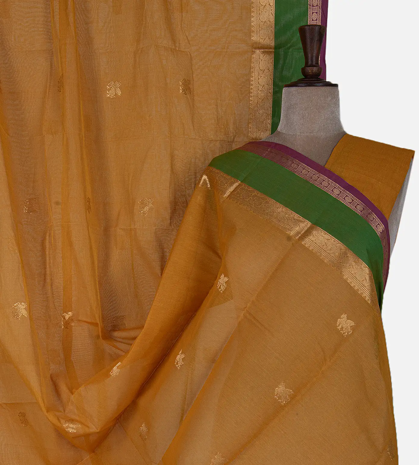 yellow-cotton-silk-saree-d0394706-a