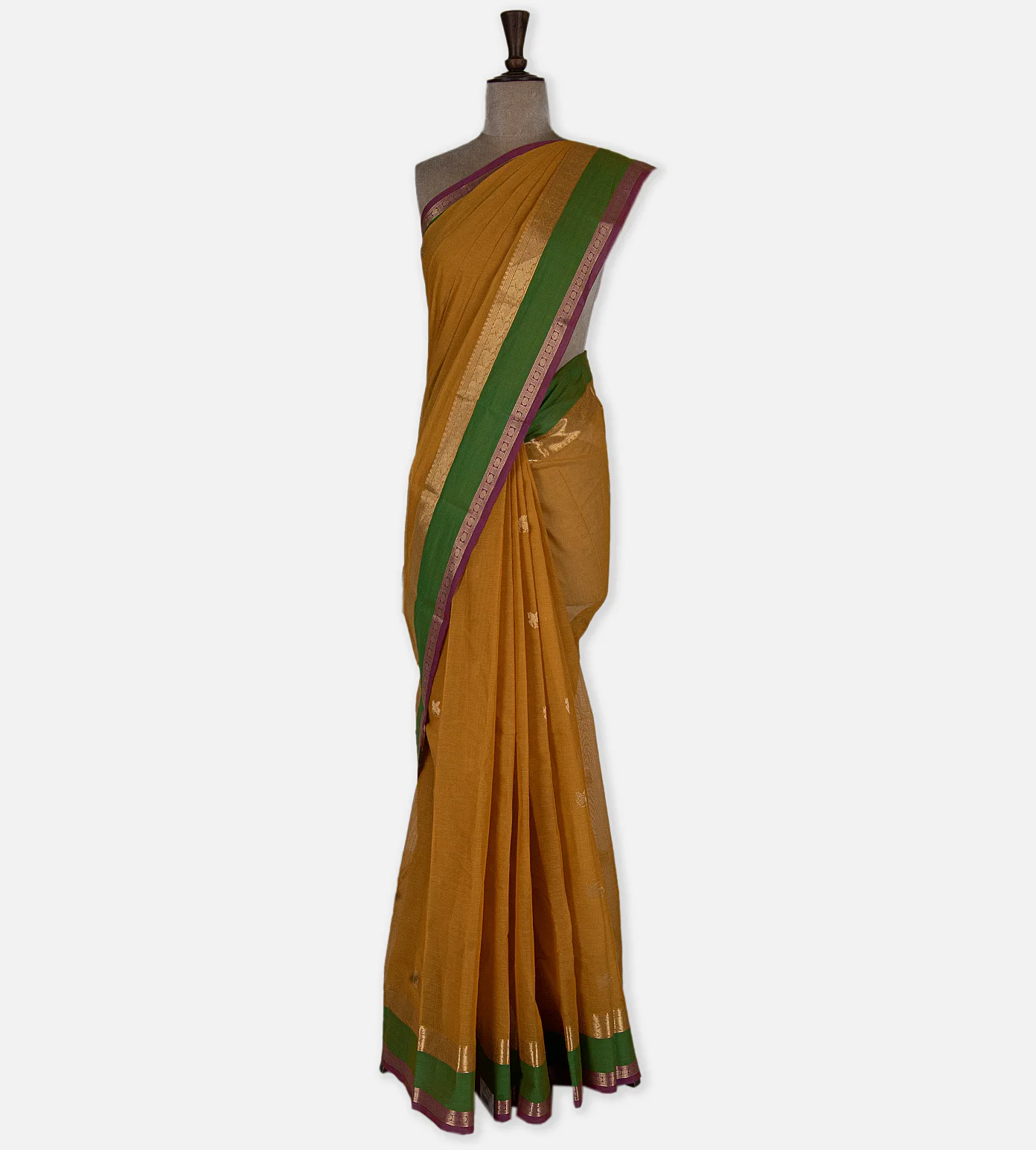 yellow-cotton-silk-saree-d0394706-b