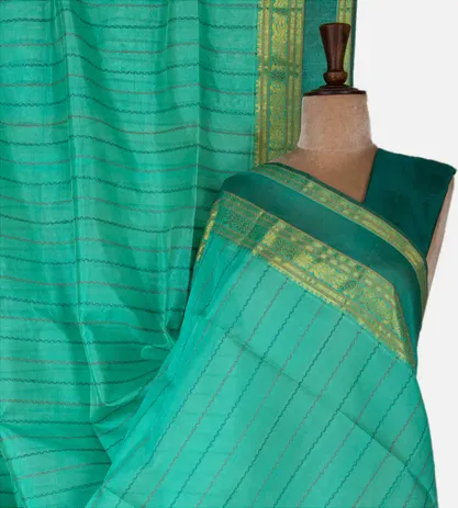 turquoise-blue-cotton-silk-saree-d0187441-a