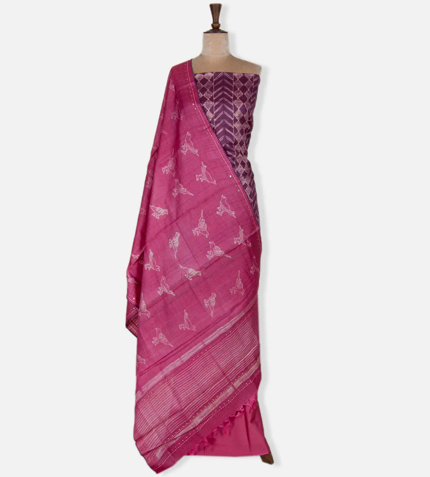purple-tussar-salwar-d0188910-b