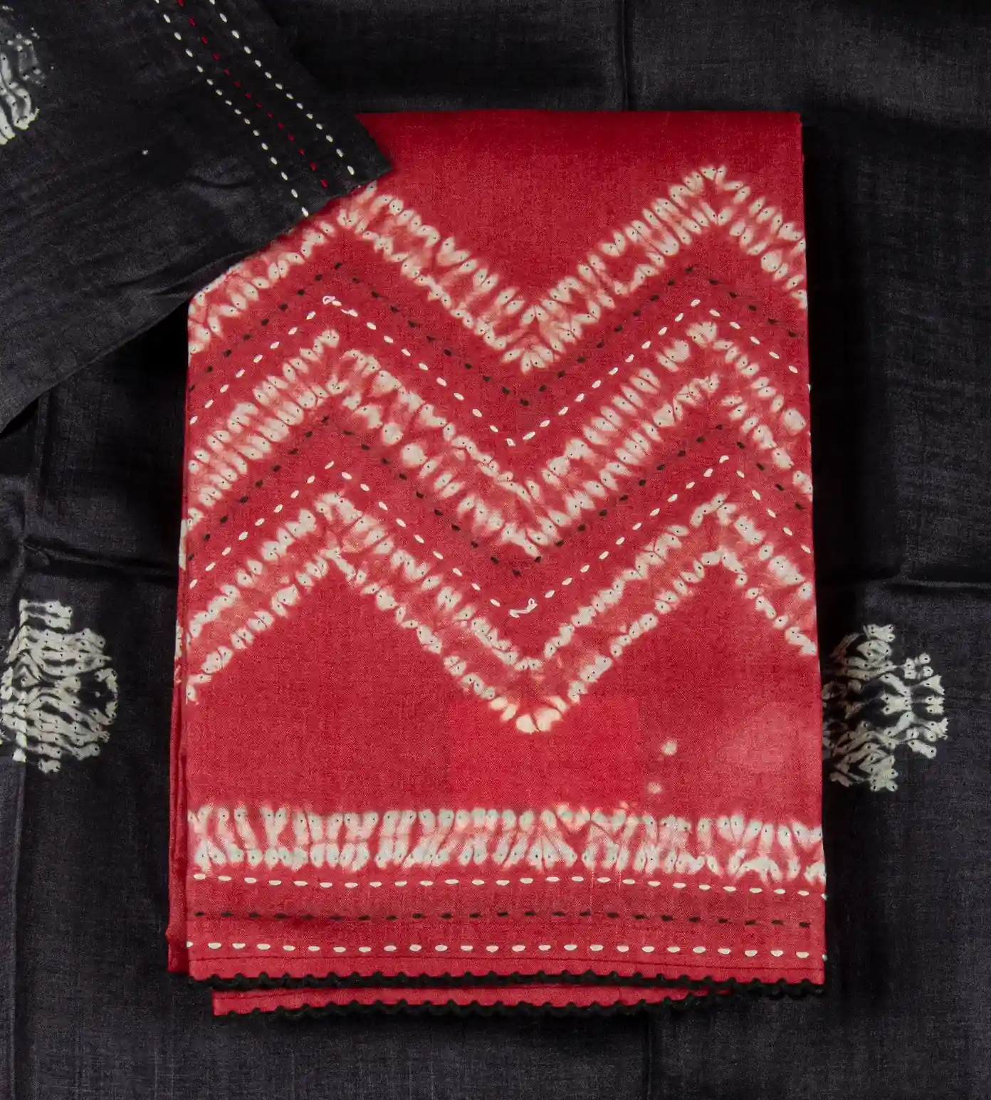 red-tussar-salwar-d0396365-a