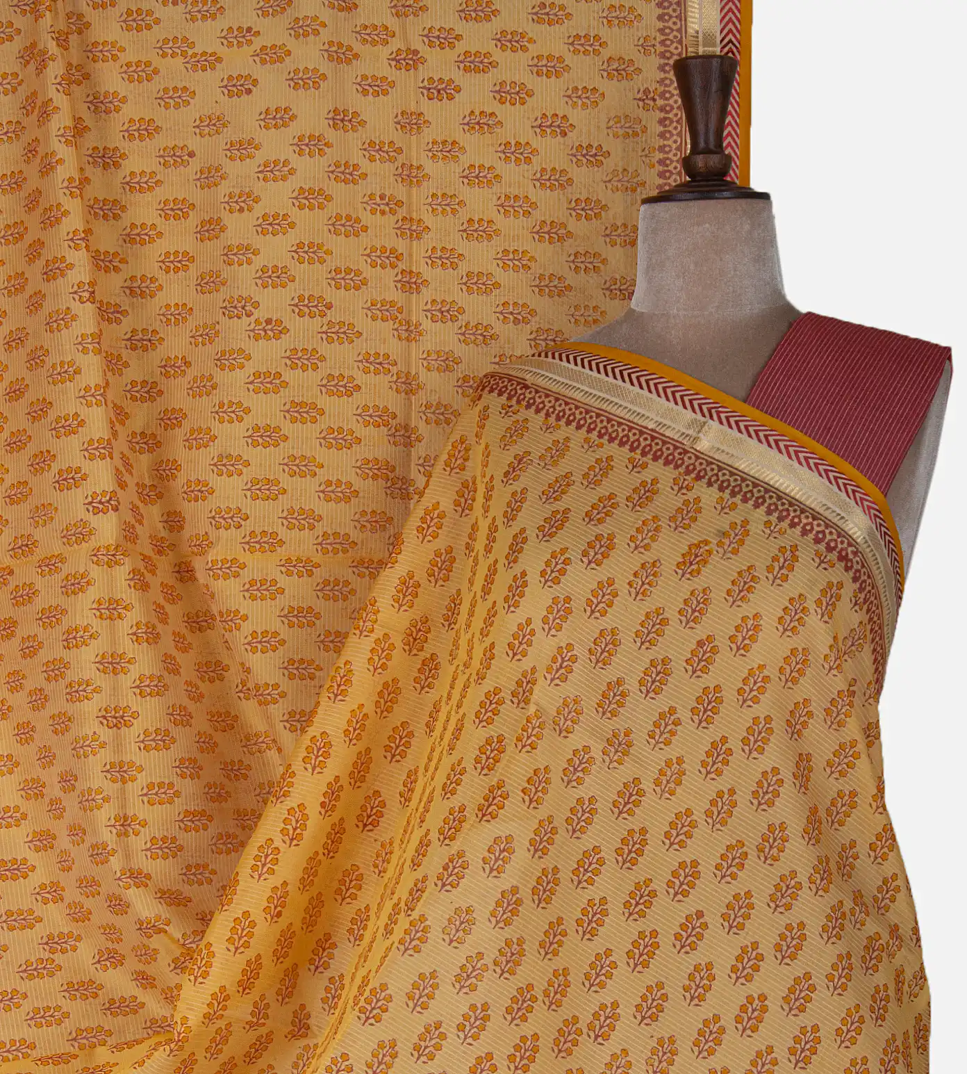 yellow-maheshwari-cotton-saree-c1072994-a