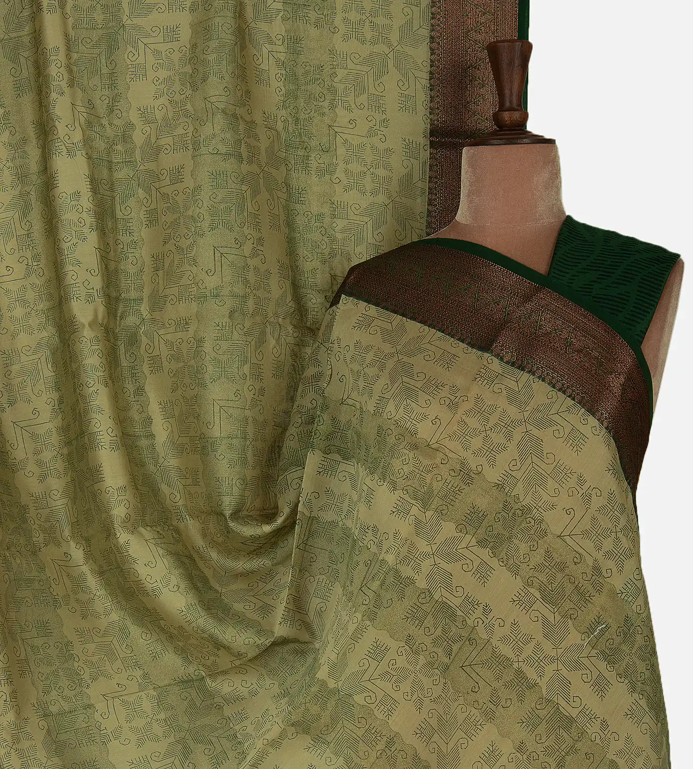 olive-green-chanderi-cotton-saree-c0966397-a