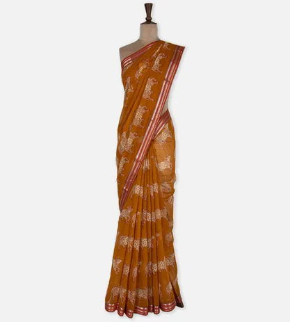 yellow-chanderi-cotton-saree-c0964819-b