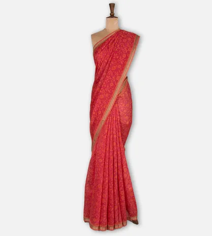 red-chanderi-cotton-saree-d0190487-b