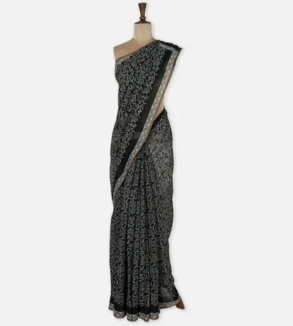 black-chanderi-cotton-saree-c1179923-b