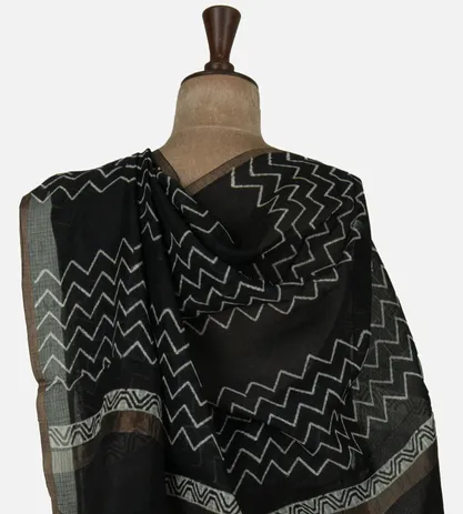 black-chanderi-cotton-saree-c1179923-c