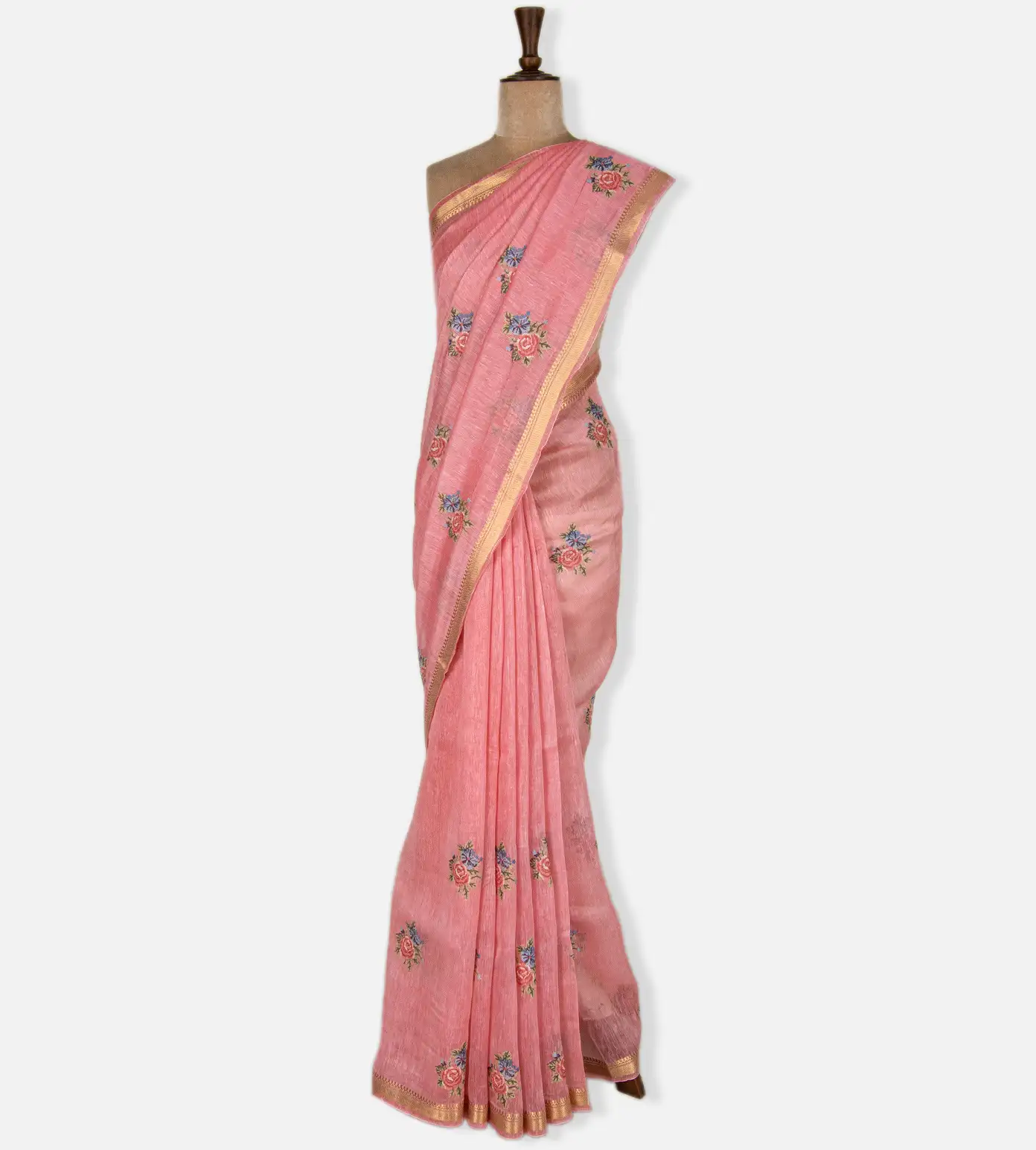 pink-linen-saree-d0291518-b