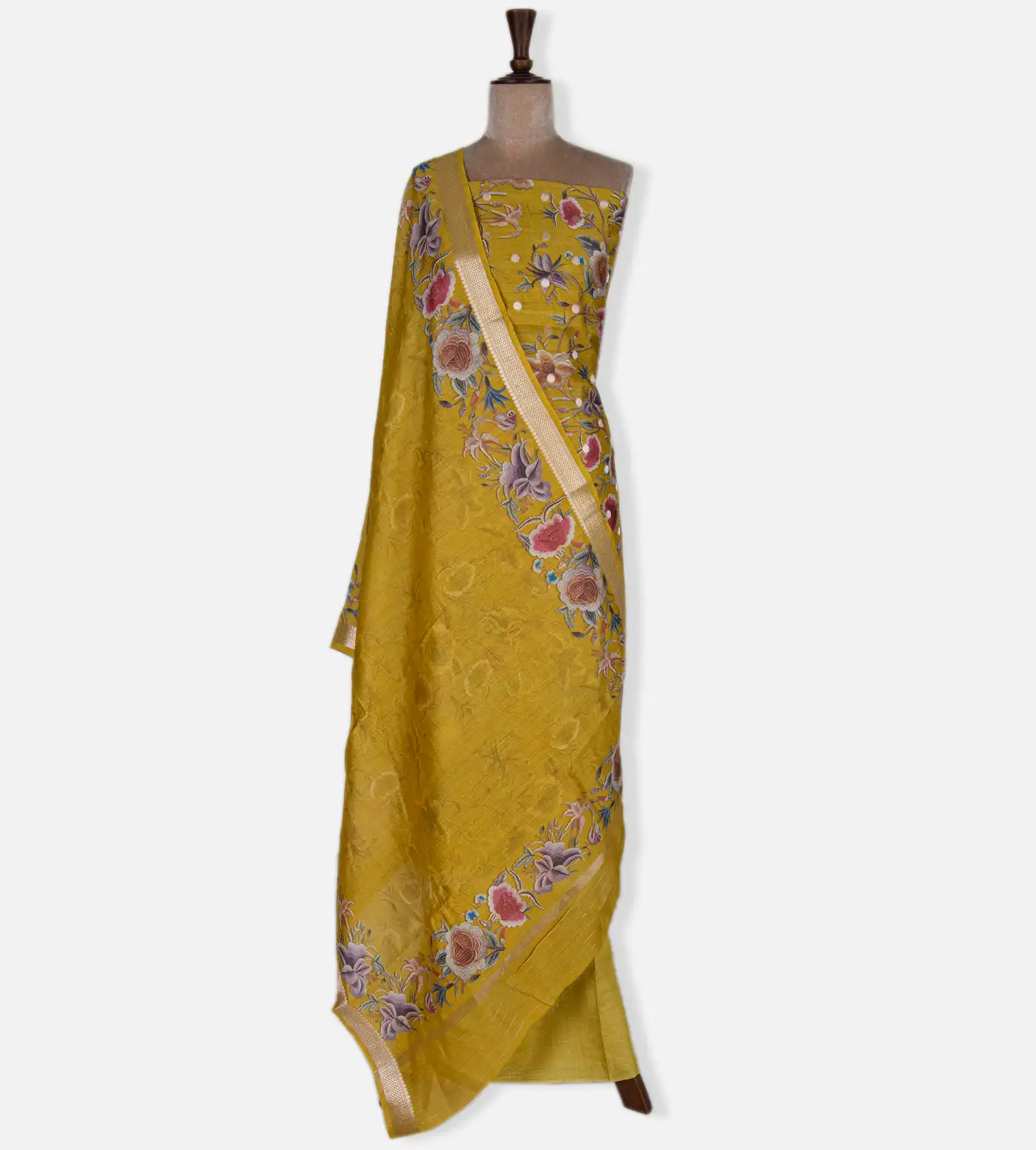 yellow-tussar-salwar-d0190856-b
