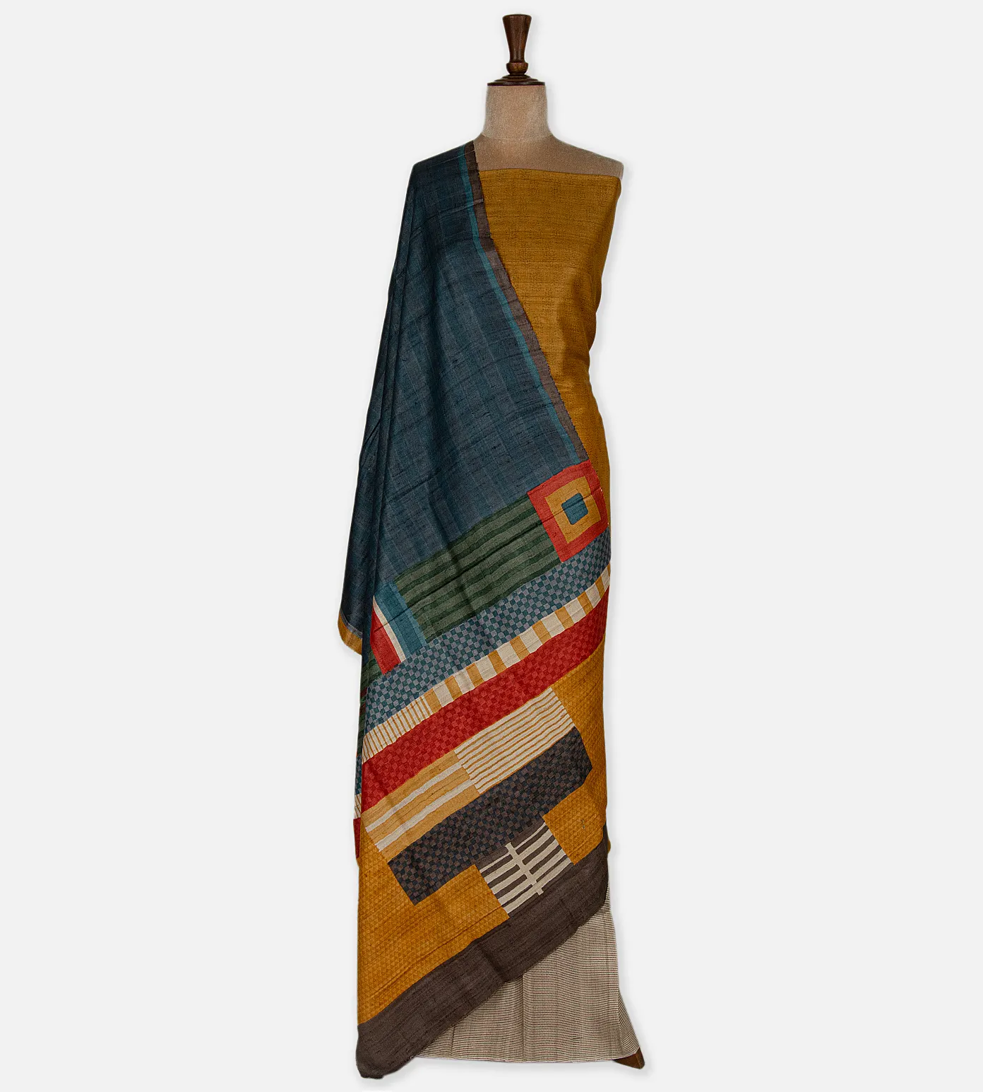 yellow-tussar-salwar-c0660493-b