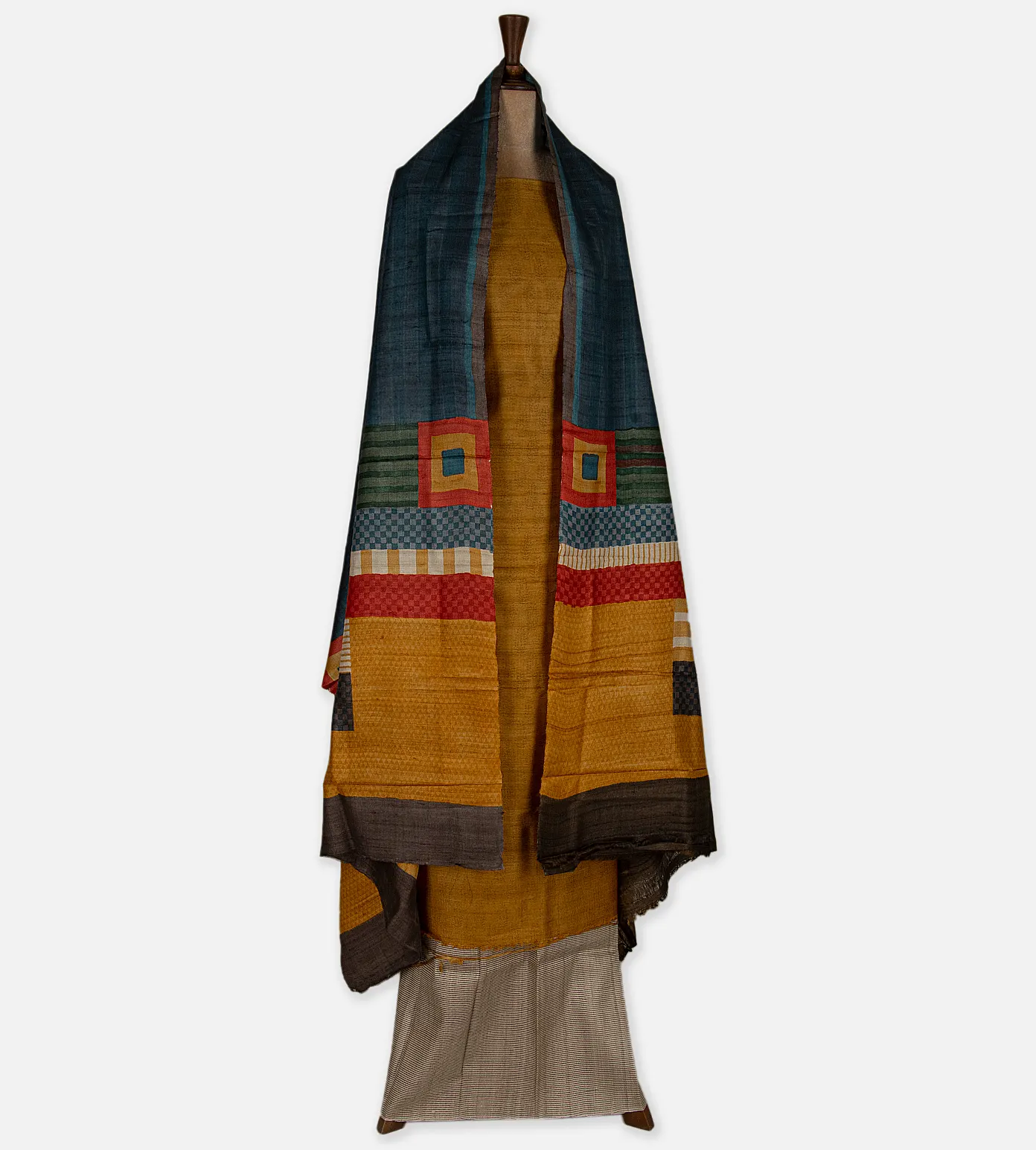 yellow-tussar-salwar-c0660493-c