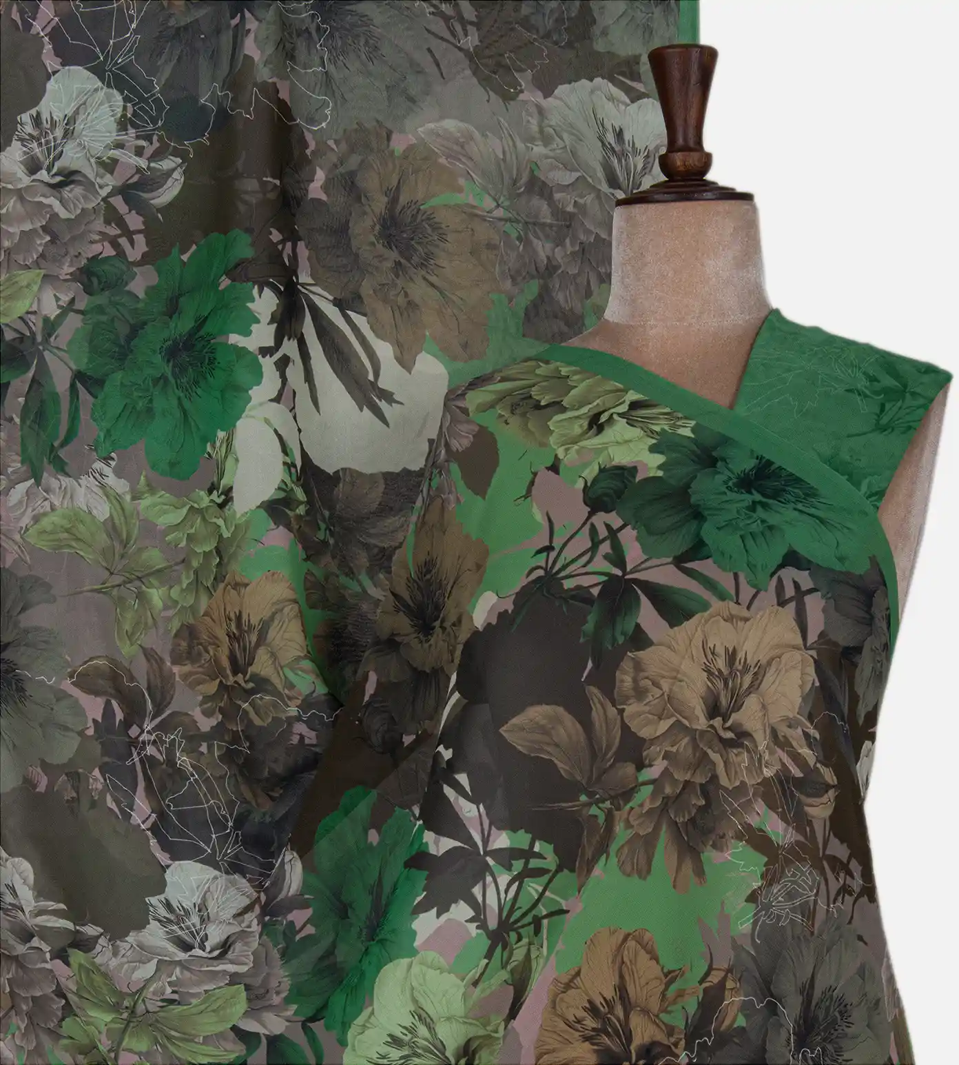 olive-georgette-saree-c1073082-a