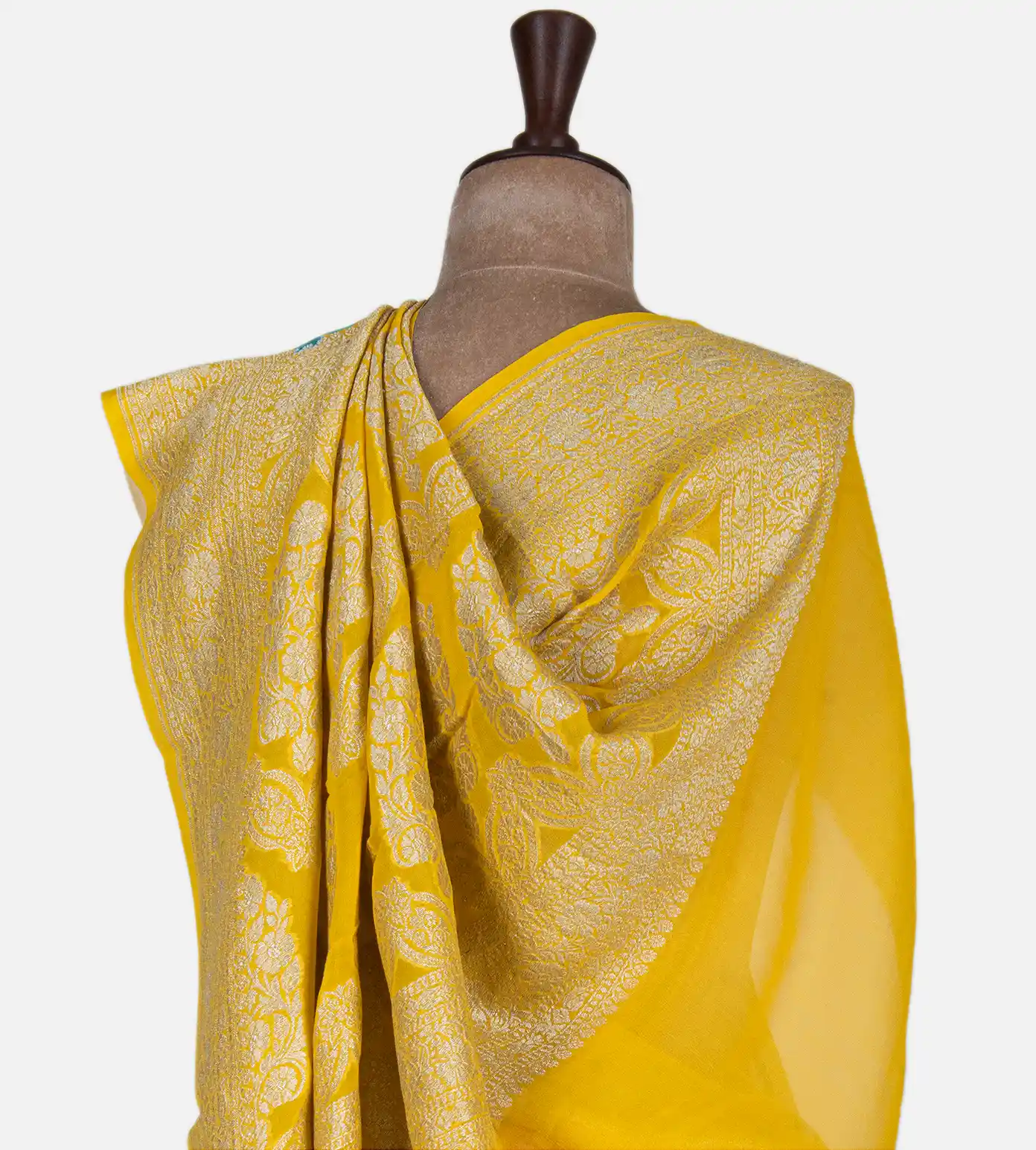 yellow-georgette-saree-d0293887-c