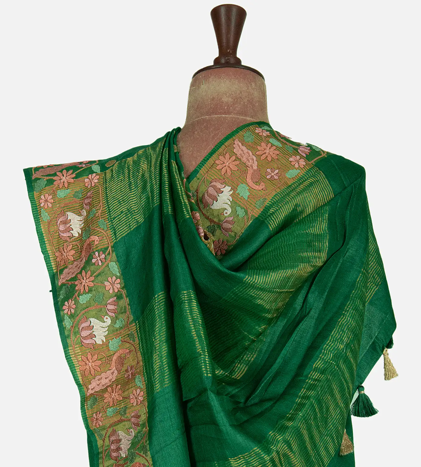 green-tussar-saree-c1180245-c