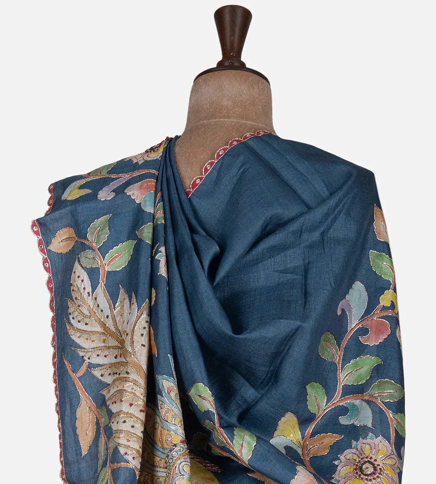 powder-blue-tussar-saree-d0395882-c
