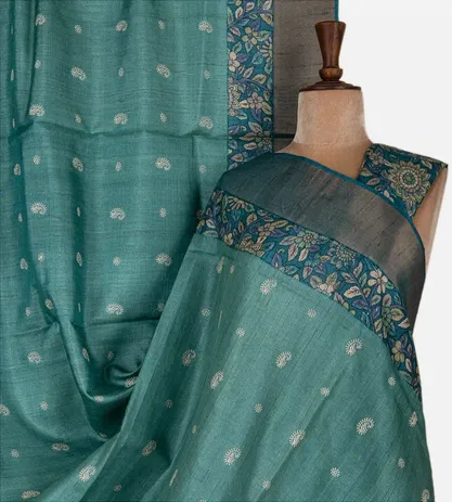 blue-tussar-saree-d0499610-a
