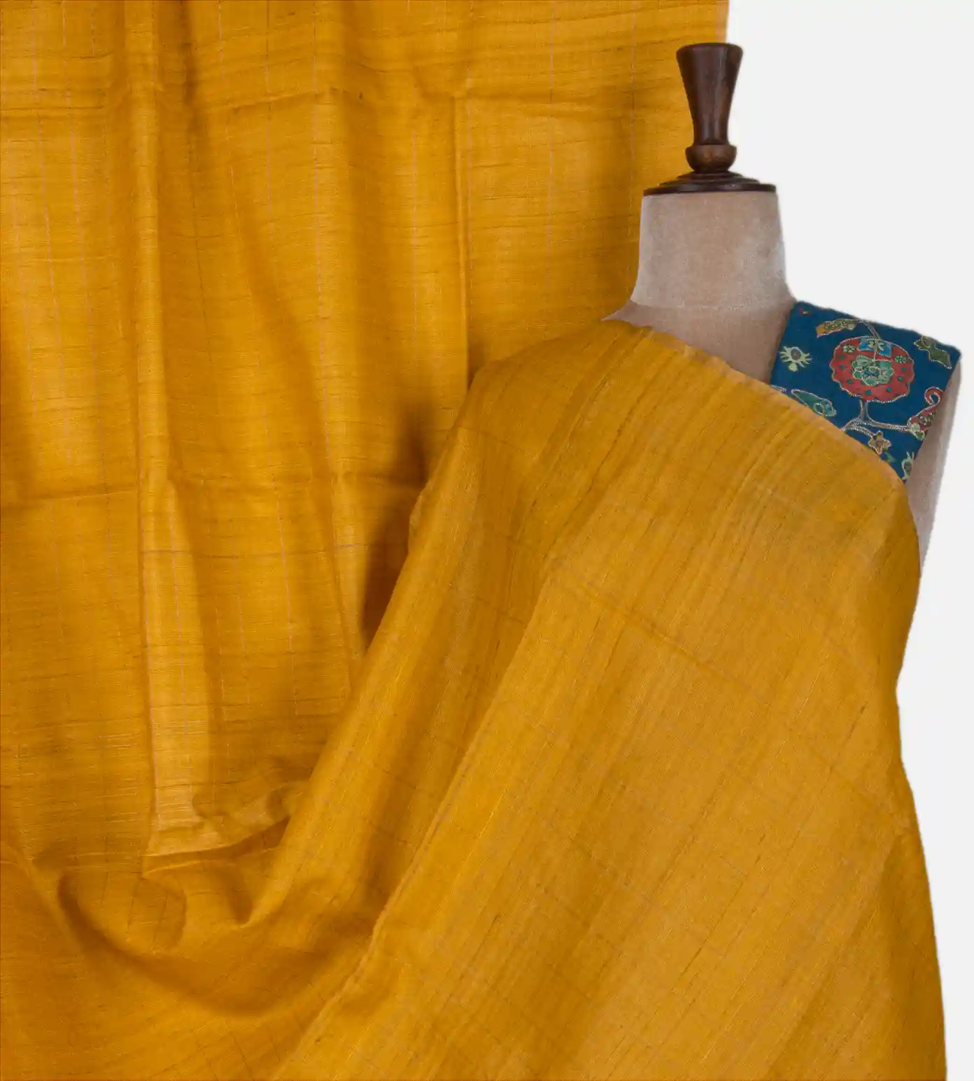 yellow-tussar-saree-d0189672-a